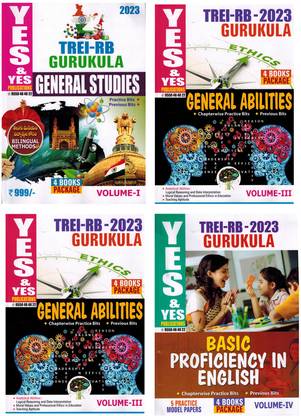 TREI - RB Gurukula General Studies And Basic Proficiency In English Set Of 4 Books [ ENGLISH MEDIUM ]