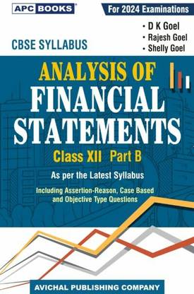 Analysis Of Financial Statements Class 12th, Part-B (Including Project Work) 2024 Edition
