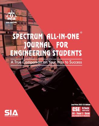 B.Tech III-Year I-Sem (CSE ) Spectrum All In One Journal, JNTU-Hyderabad, Low Price 2022-23 Edition