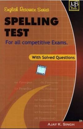 English Resource Series Spelling Test For All Competitive Exam