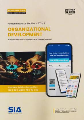 Organizational Development (Business Analytics) B.B.A III-Year V-Sem As Per The Latest (2021-22) Syllabus (CBCS) (Human Resource Elective-502(C)) Revised & Updated 2024 Edition