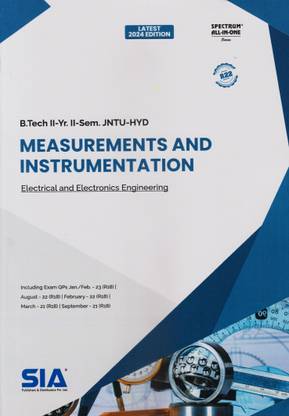 Measurements And Instrumentation (EEE) B.Tech II-Year II-Sem (R22) Latest 2024 Edition JNTU-HYD