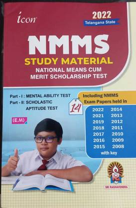 Nmms Study Material Merit Scholarship Test Mental Ability And Scholastic Aptitude Test - English Medium