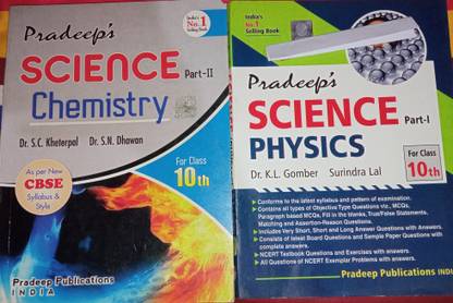 Class 10 Pradeep Science Book. Physics And Chemistry