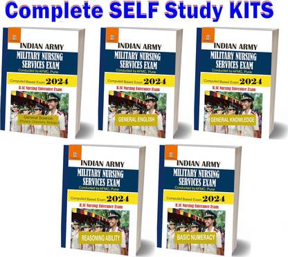 B.Sc Nursing (Indian Army Military Nursing Services) (MNS) (Five Booklets) 2024-25