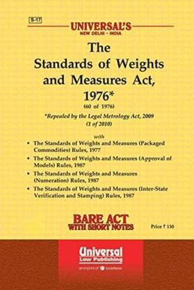 The Standards Of Weights And Measures Act,1976