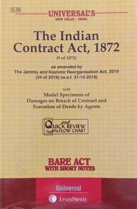 The Indian Contract Act, 1872 EDITION - 2023
