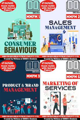 IGNOU MBA New Syllabus 3rd Semester Help Book (Marketing Management Area) Combo Of MMPM 1 MMPM 2 MMPM 3 MMPM 5 IGNOU Study Notes/Guidebook Chapter-Wise With Solved Latest Previous Year Question Papers