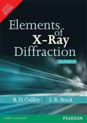 Pearson Elements Of X-Ray Diffraction 3rd Edition