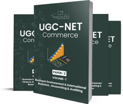 UGC-NET Commerce Study Material For Examination Set Of 4 Books