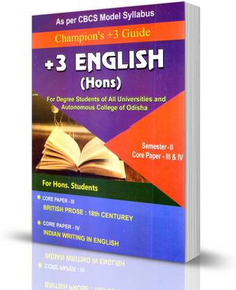 +3 English (Hons) Semester-II Core Paper- III & IV
