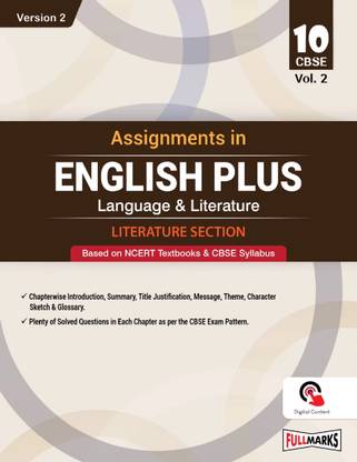 Assignment In English Plus Language & Literature Class 10 Vol II