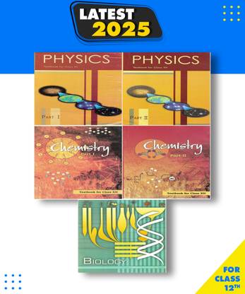 Class 12th NCERT BOOKS Physics Chemistry Biology 5 BOOKS PAPERBOOK, MOHIT, RAHUL, SANJEEV, NEERAJ|New Latest Edition For 2025-2026