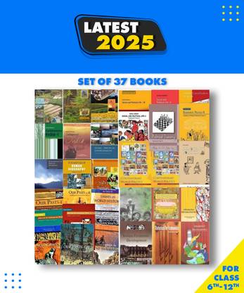 37 NCERT Complete Social Science Books Class 6 To 12 For UPSC (History+Pol.Sc.+Geography+Economics+Sociology)