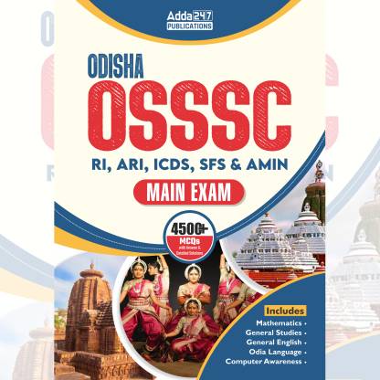 OSSSC Combined Recruitment Examination For Revenue Inspector (RI)|ICDS Supervisor|Assistant Revenue Inspector (ARI) |AMIN|Statistical Field Surveyor (SFS) Main Exam With 4500+ MCQs With Detailed Solutions