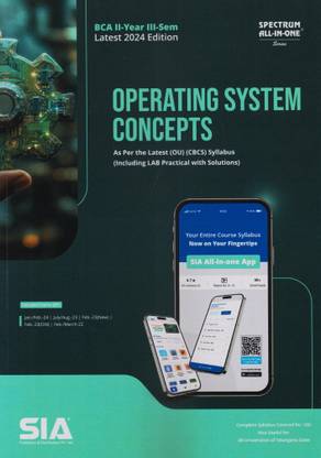 Operating System Concepts BCA II-Year III-Sem As Per The Latest O.U (CBCS) Syllabus (Including LAB Practical With Solutions) Latest 2024 Edition