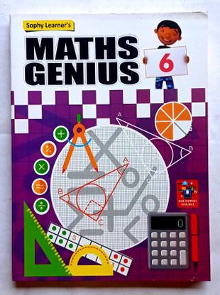 Maths Genius Class- 6 With Workbook (Old Like New Book)