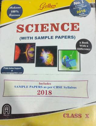 Golden Science With Sample Papers Class 10 Includes 2018 Papers
