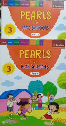 Combo Pack Of Pearls For ICSE School Class 3 Part 1 And 2