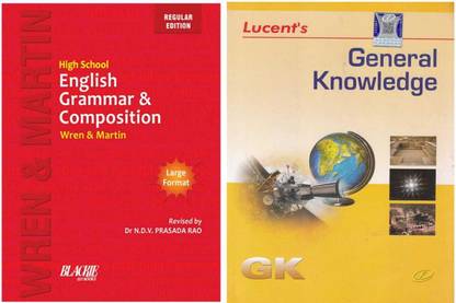 Wren And Martin English Grammar And Composition (Regular Edition) With Lucent Gk Book 2024 Edition