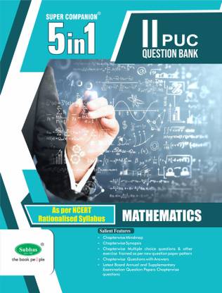 Subhas 5 In 1 Super Companion 2nd Puc Mathematics Question Bank