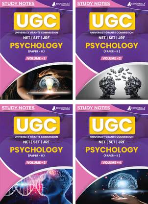 UGC NET पेपर II साइकोलॉजी स्टडी नोट्स कॉम्बो (सेट ऑफ 4 बुक्स) | कम्पलीट प्रिपरेशन किट विथ टॉपिक-वाइज़ नोट्स एंड सॅाल्व्ड MCQs