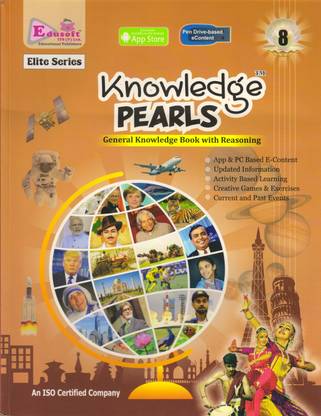 Knowledge PEARLS General Knowledge Book With Reasoning For Class - 8