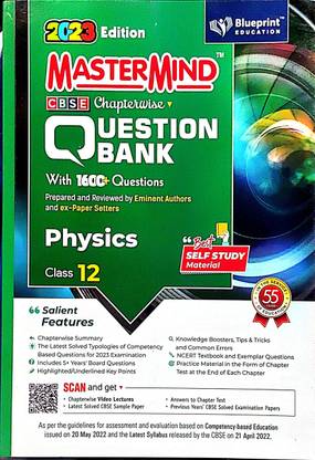 Master Mind CBSE Chapterwise Question Bank Physic Class 12 For 2023