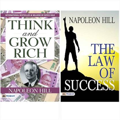 Climb The Ladder Of Success (Think And Grow Rich + The Law Of Success) Set Of 2 Books Napoleon Hill