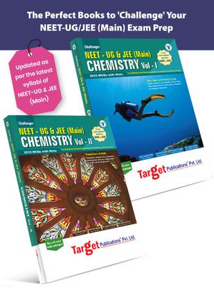 NEET UG / JEE Main Challenger Chemistry Books | Vol 1 And 2 | For Medical And Engineering Exam | Chapterwise MCQs | Chemistry Study Material With Previous Year Question Paper