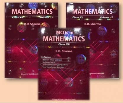 R.D. Sharma Mathematics Class 12th Vol. 1,& 2, With MCQ In Mathematics ( Pack F 3 )