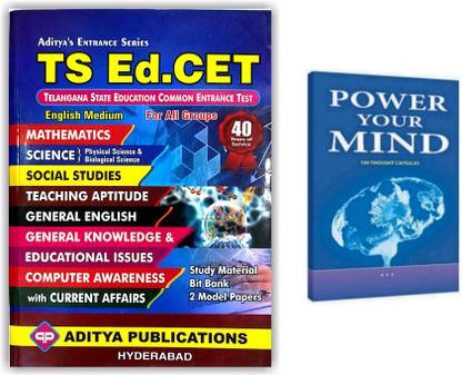 TS EDCET 2023 Preparation Guide For All Groups Along With Power Your Mind Book - Pack Of 2 Book [ENGLISH MEDIUM]