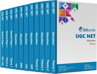 NTA UGC NET /SET/JRF Education 2023 Complete Theory + Test Series, Study Material For Paper 1 & 2, Practice Questions With Solutions (Set Of 11 Books) - Latest Edition By Eduncle