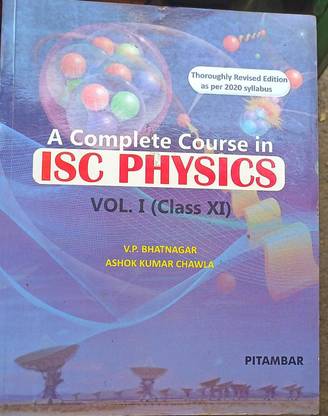 A Complete Course In Isc Physics Vol 1 CLASS 11