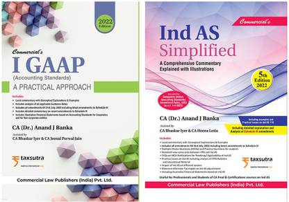 Ind AS Simplified With I GAAP (Combo Offer 2 Books ) Edition 2022 (Anand J Banka)