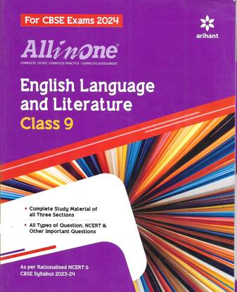 Arihant All In One Class 9th English Language And Literature For CBSE Exam 2024