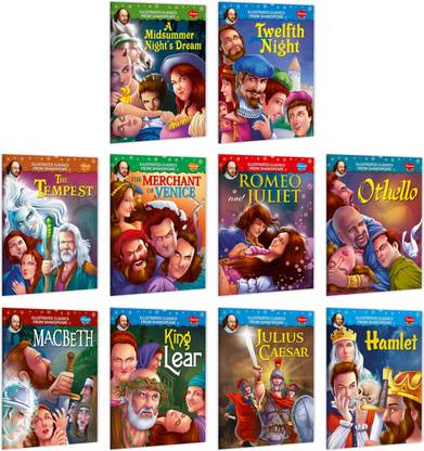 Shakespeare Illustrated Classics Complete Combo | Pack Of 10 Story Books