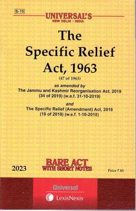 Specific Relief Act, 1963
