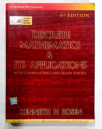 Discrete Mathematics & Its Applications (Old Used Book)