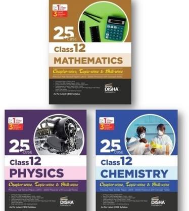 Disha CBSE Class 12 Physics , Mathematics & Chemistry [3-Books Set ] Chapter-Wise, Topic-Wise & Skill-Wise Previous Year Solved Papers (2013 - 2023) Powered With Concept Notes