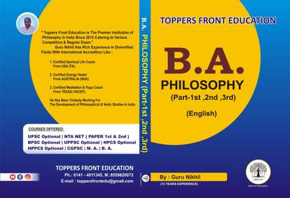 B.a Philosophy(Pt. 1,2,3)