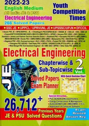 Electrical Je Chapterwise & Sub Topicwise Vol.2 Solved Paper Exam 
planner ( English Medium )