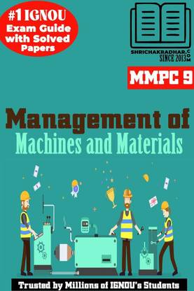 IGNOU MMPC 9 Previous Year Solved Question Paper (June 2023) Management Of Machines And Materials IGNOU MBA New IGNOU Master Of Business Administration (Banking & Finance) Mmpc9