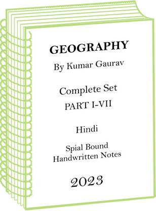 Kumar Gaurav Gs Notes.pdf Kumar Gaurav Complete Set Geography Optional Handwritten Notes In Hindi ...