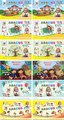 Abacus Boook Level 1 To 8 A+B (Combo Pack Total 16 Books)