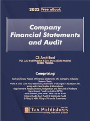 Company Financial Statements And Audit By Cs Amit Baxi 2023