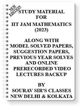 Study Material On Iit Jam Mathematics (2023) [pack Of 4 Books] With Model Question Papers + Topicwise Analysis + Mcq Questions+ Special Practice Set