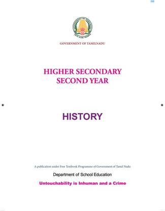 Tamilnadu NCERT Class 12th HISTORY (Modern,Indian National Movement)For UPSC,All STATE SERVICE COMMISSION EXAMS( HD Print)