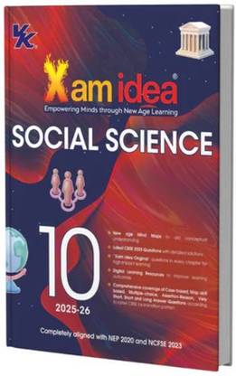 Xam Idea Class 10 Social Science (2025-26) Latest CBSE Syllabus Mind Maps & Digital Learning Resources Comprehensive Coverage Latest Edition