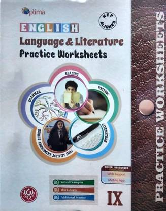 Optima English Language&Literature Practice Worksheets - Ix